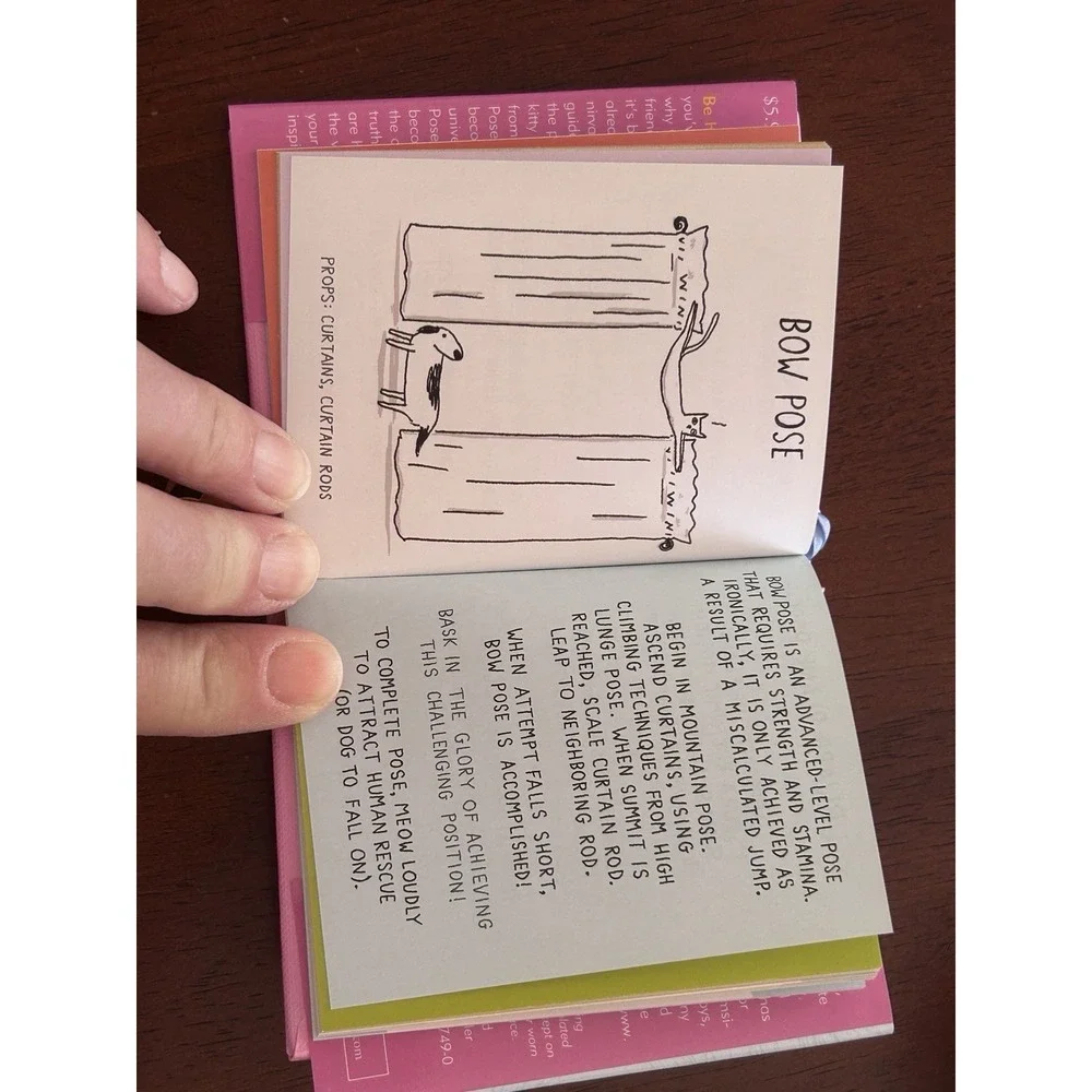 Kitty Yoga (mini book) - Hardcover, by Kathy Weller - Very Good